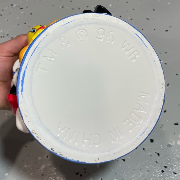 Vintage 1996 USA Olympics Looney Tunes Cookie Jar Warmer Bros. LIKE NEW - Picture 11 of 11